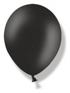 Шар латексный 12", пастель, набор 50 шт., цвет чёрный Belbal