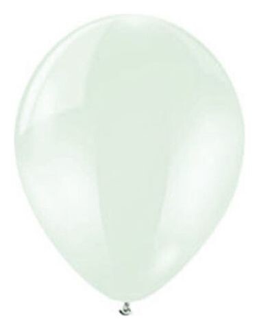 Шар латексный 12", кристалл, набор 50 шт., прозрачный Belbal