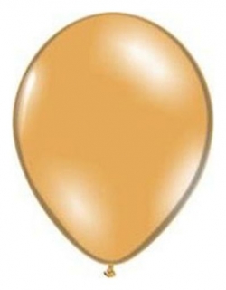 Шар латексный 12", металл, набор 50 шт., цвет золотой Belbal