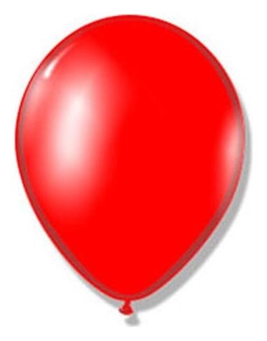Шар латексный 12", пастель, набор 50 шт., красный  Belbal