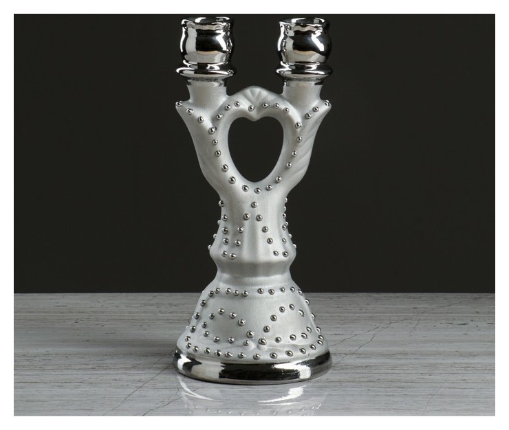 Цвет Серебристый  Керамика ручной работы