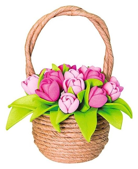 Набор для творчества "Тюльпаны в корзинке" Волшебная мастерская