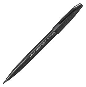 Фломастер-кисть для каллиграфии Pentel Brush Sign Pen Extra Fine, чёрный Pentel