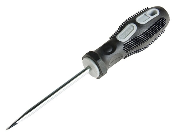 Отвертка шлицевая Tundra, SL6 х 100 мм, Crv, обработка полировка, 2К рукоятка Tundra