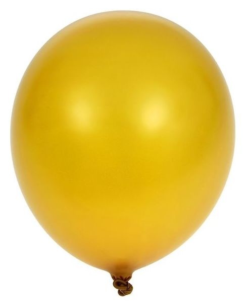 

Шар латексный 14", металл, набор 50 шт., золотой, Жёлтый