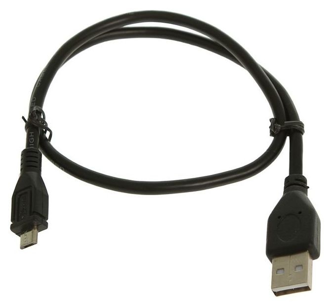 

Кабель Cablexpert, Micro USB - Usb, 1 А, 0.5 м, черный, Чёрный