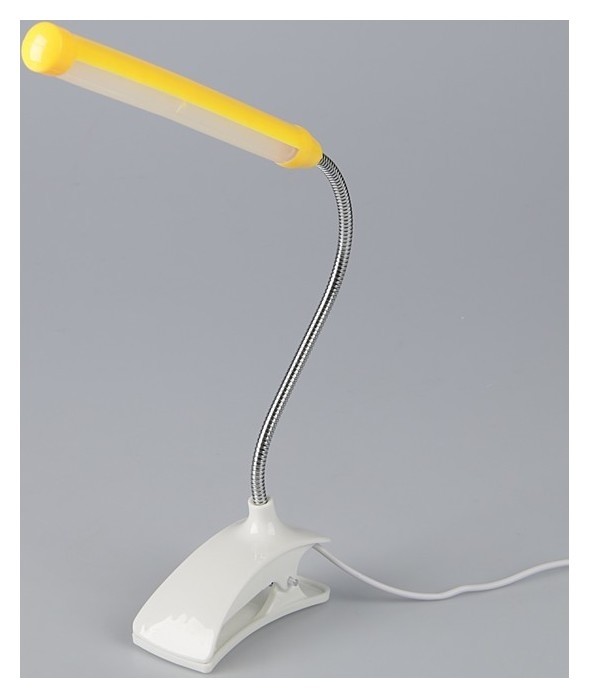 

Лампа на прищепке "Стиль" желтый 13led 1,5w провод USB 4x9x31