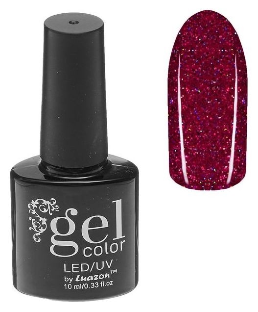 Тон 5284-444 Бордовый блёстки  Luazon