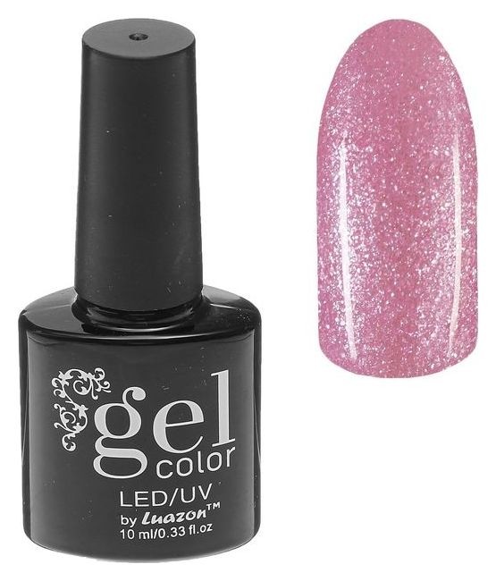 Тон 5284-406 Розовый блёстки  Luazon