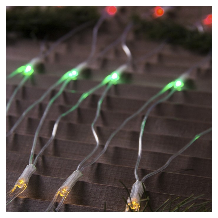 

Гирлянда "Сеть" 2 х 3 м, Ip44, прозрачная нить, 384 Led, свечение мульти, 220 В