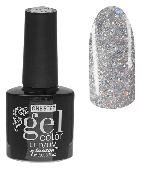 Тон 216-214-45 Прозрачный с блёстками  Luazon