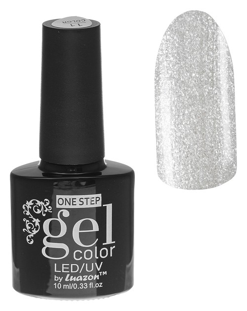 Тон 216-185-35 Белый с блёстками  Luazon