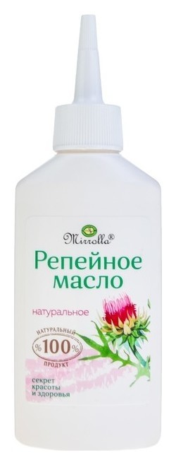 Репейное масло с капельным дозатором  Mirrolla