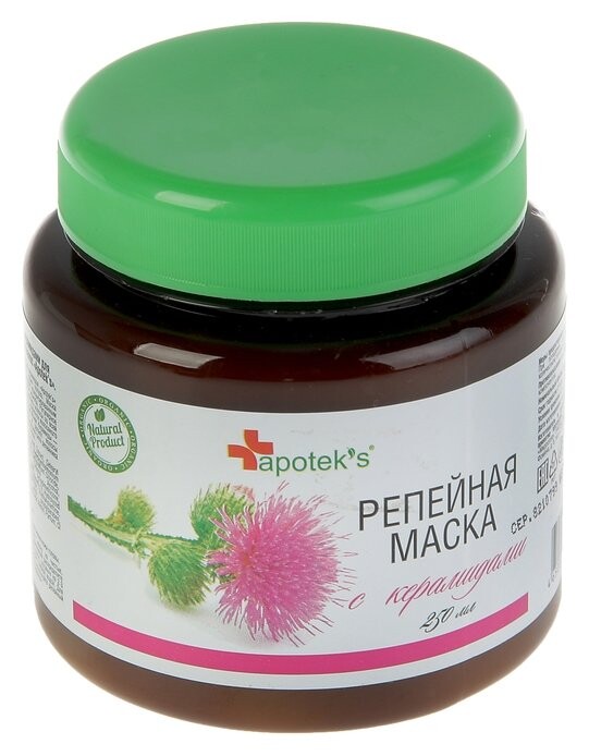 Маска для волос репейная с керамидами отзывы