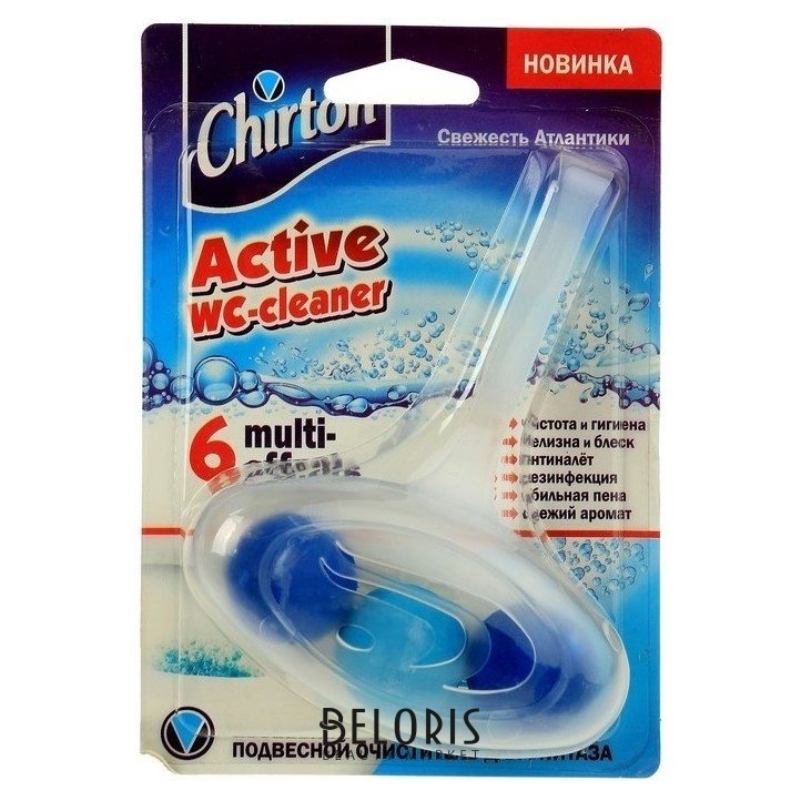 ПодвеснойочистительдляунитазаChirton«Свежестьатлантики»шарики,45г
