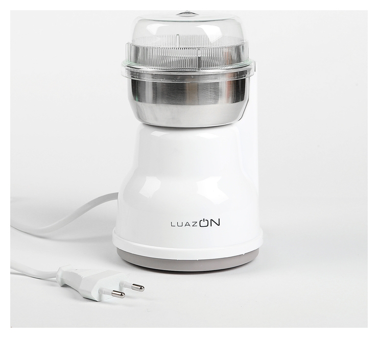 Кофемолка Luazon Lmr-05, электрическая, 160 Вт, 50 г, белая