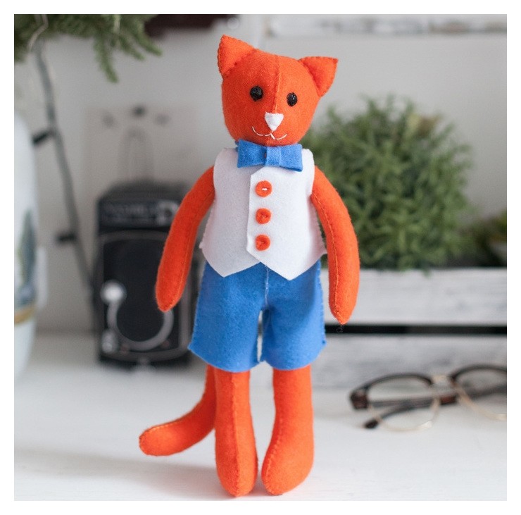 

Игрушка из фетра, набор для творчества "Кот"