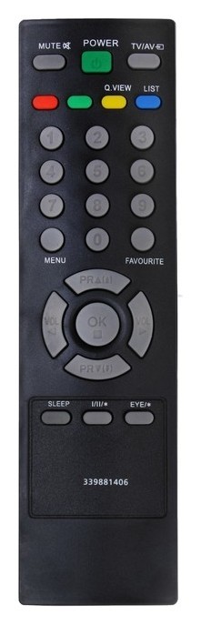 Пульт дистанционного управления Luazon для телевизоров LG, 27 кнопок, чёрный