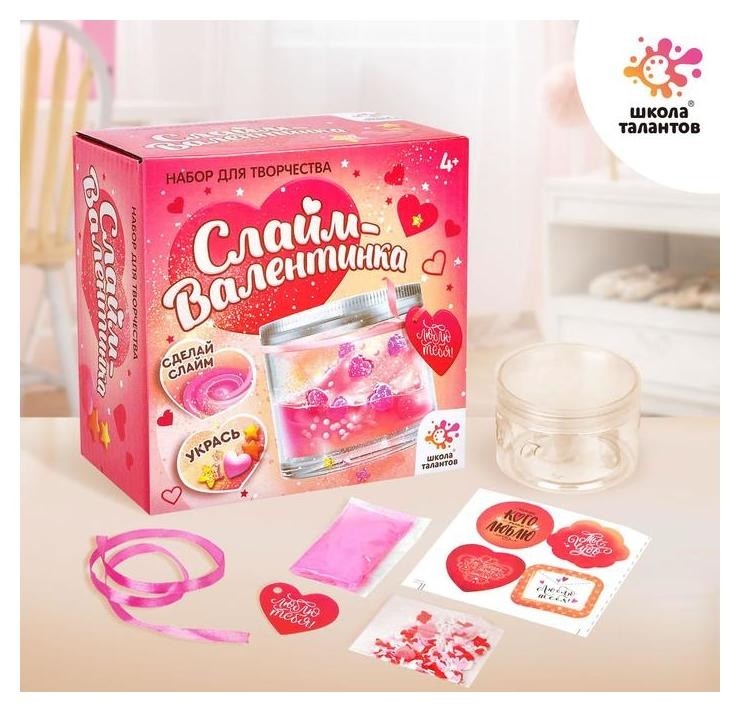 

Сделай сам «Слайм-любимка», сердечки