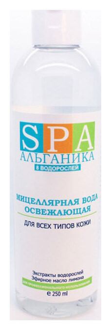 Мицеллярная вода освежающая  Альганика