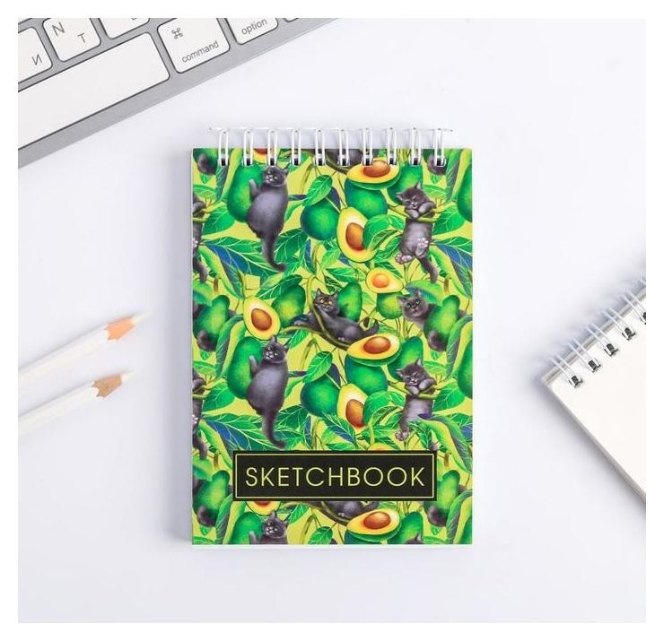 Скетчбук Sketchbook Avocado А6, 80 листов