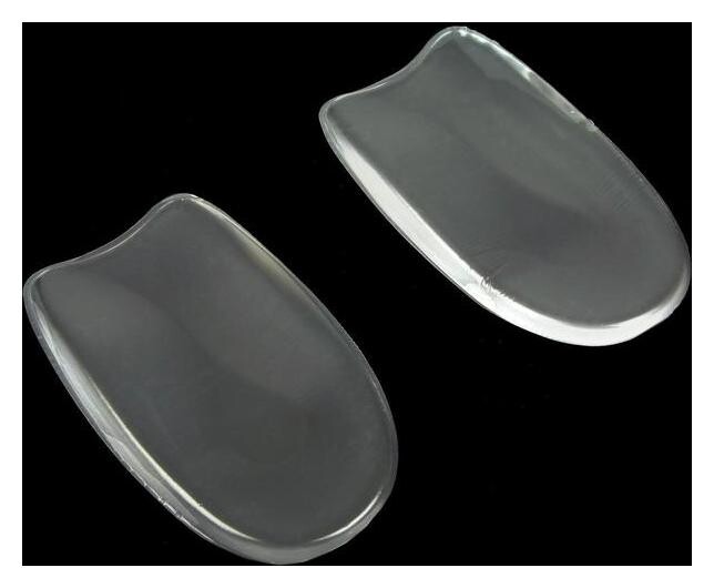 Подпяточники для обуви силиконовые, клеевая основа, 9,5 × 5,5 см, пара, цвет прозрачный  Onlitop