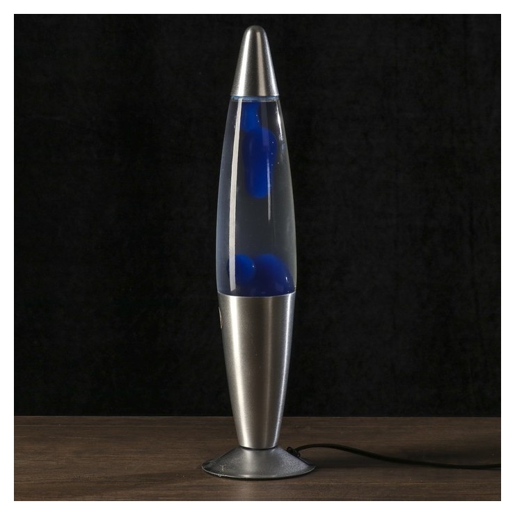 

Лава-лампа "Голубые капли", H=41см