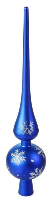 

Наконечник "Вальс снежинок" 28 см синий
