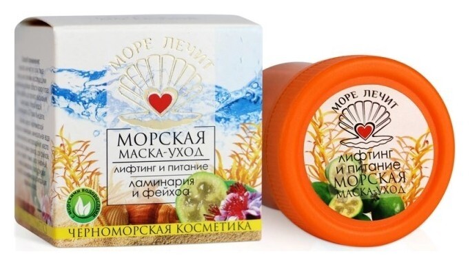 Маска-уход для лица Лифтинг и питание Ламинария и фейхоа Море Лечит отзывы