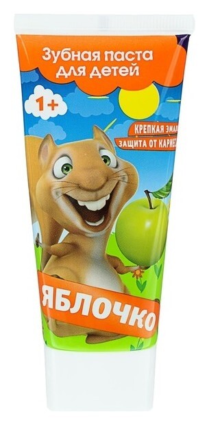 Зубная паста детская D.i.e.s "Яблочко" от 1 года, 75 г  D.I.E.S.