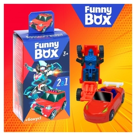 Набор для детей Funny Box Трансформеры набор: карточка, фигурка, лист наклеек Zabiaka