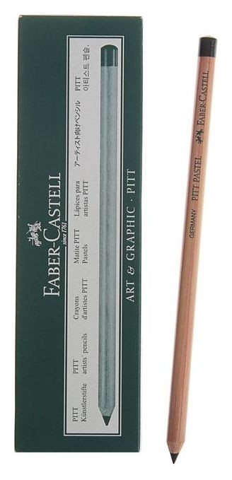 Пастель сухая художественная в карандаше Faber-castell Pitt® 199 4.3 мм черный 112299