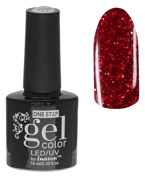 Тон 216-187-37 Красный с блёстками  Luazon