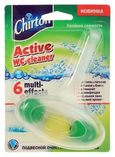 Подвесной очиститель для унитаза Chirton «Хвойная свежесть» шарики, 45 г Chirton