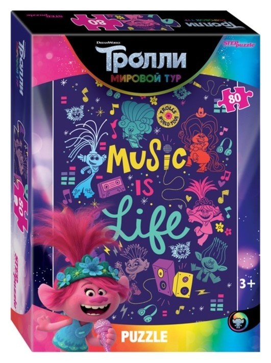 

Пазл 80 элементов «Trolls-2»