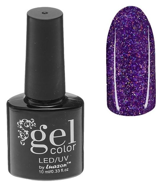 Тон 5284-442 Фиолетовый блёстки  Luazon