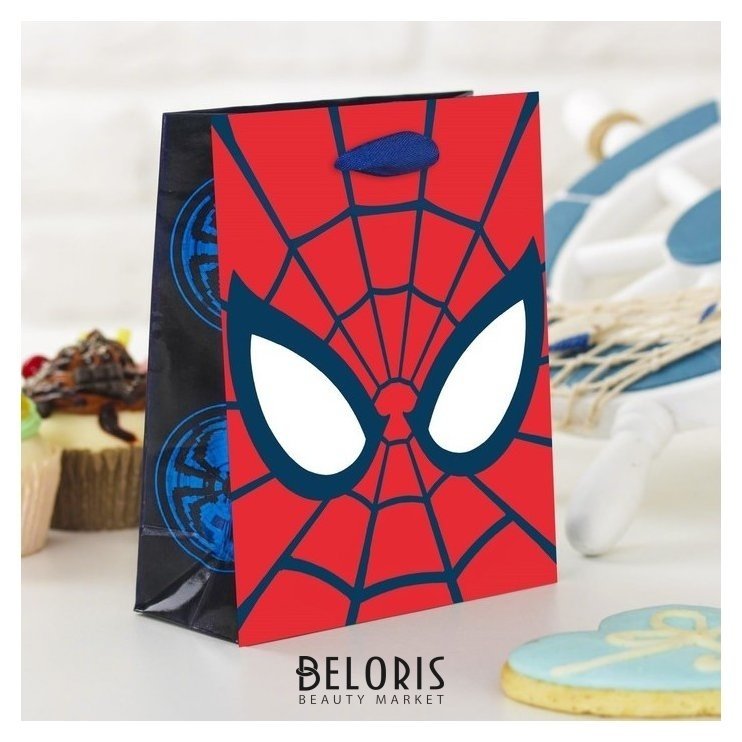 Пакет ламинированный вертикальный Ты- супергерой, человек-паук, 31 х 40 х 11 см Marvel Comics
