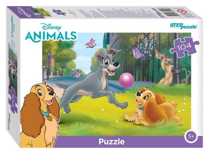 Пазл 104 элемента «Зверята дисней»  Step puzzle