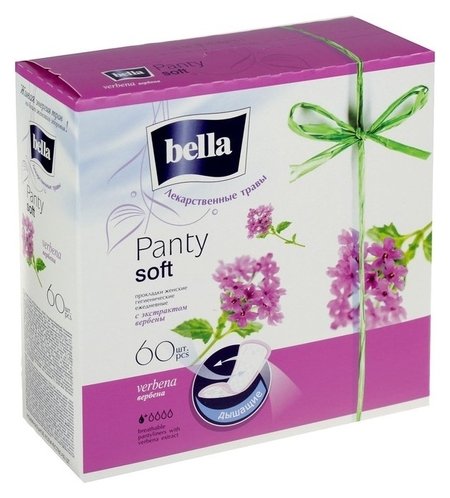Ежедневные прокладки Bella Panty Soft «Вербена», 60 шт