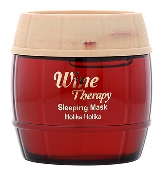 Маска-желе ночная винная с красным вином Sleeping Mask Red Wine  Holika Holika