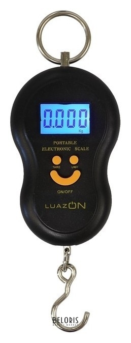 Безмен Luazon Lv-402, электронный, до 50 кг, с подсветкой, чёрный LuazON Home