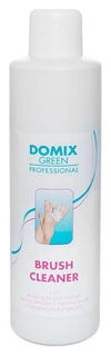 Жидкость для снятия лака и акрила с натуральных поверхностей и кистей Brush Cleaner 2 в 1 Domix Green Professional