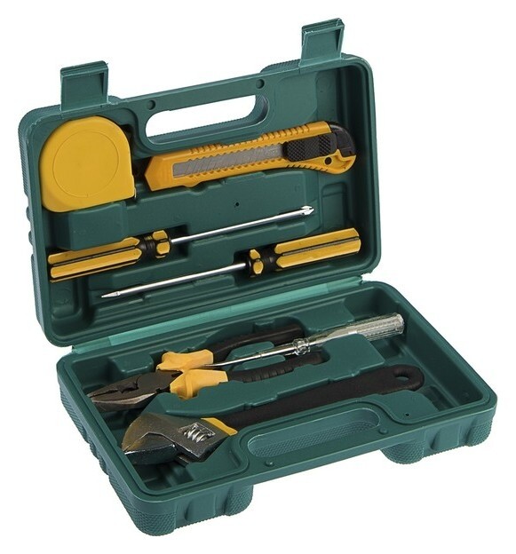 Набор инструментов в кейсе универсальный 7 предметов  LOM