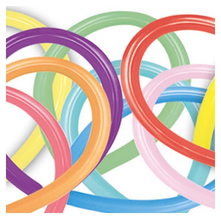 Шар для моделирования 270, пастель, декоратор, набор 100 шт  Latex Occidental