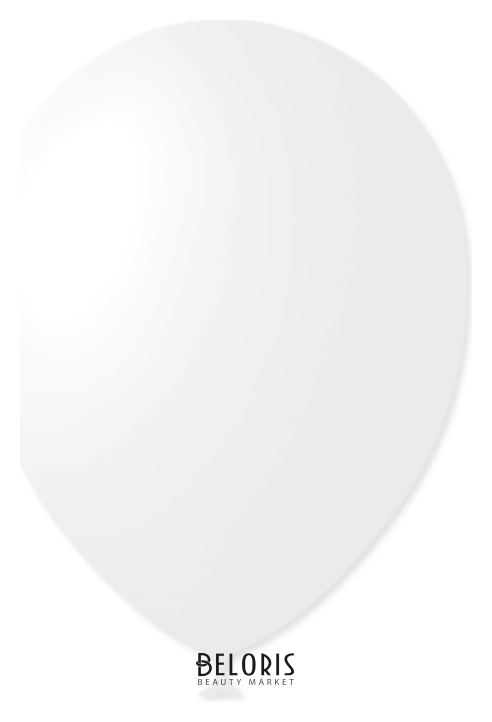 Шар латексный 12, пастель, набор 100 шт., цвет белый Latex Occidental