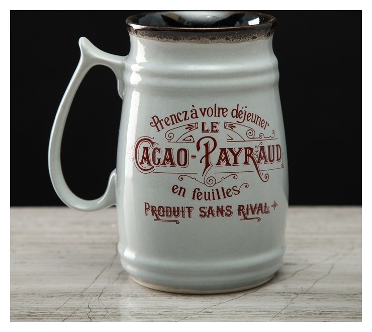 

Кружка прованс Le Cacao Payraud, бежевая, 0.6 л, Бежевый
