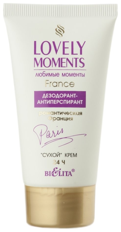 Отзыв на Дезодорант-антиперспирант Сухой крем Романтическая Франция 24 ч Lovely Moments
