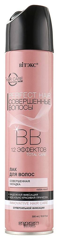 BB Лак для волос Совершенная укладка суперсильной фиксации 12 эффектов Белита - Витекс Совершенные волосы