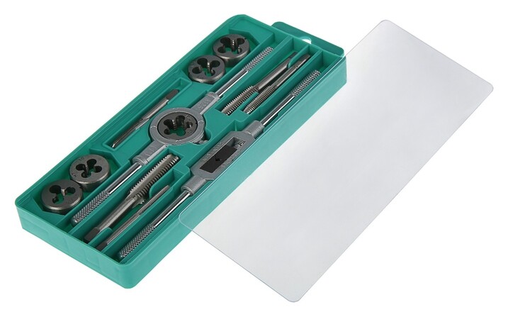 Набор метчиков и плашек Tundra, М6 - м12, 12 предметов  Tundra