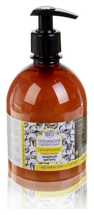 Гель для душа бизорюк Бодрый цитрус  Tambu Sun